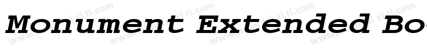 Monument Extended Bo字体转换